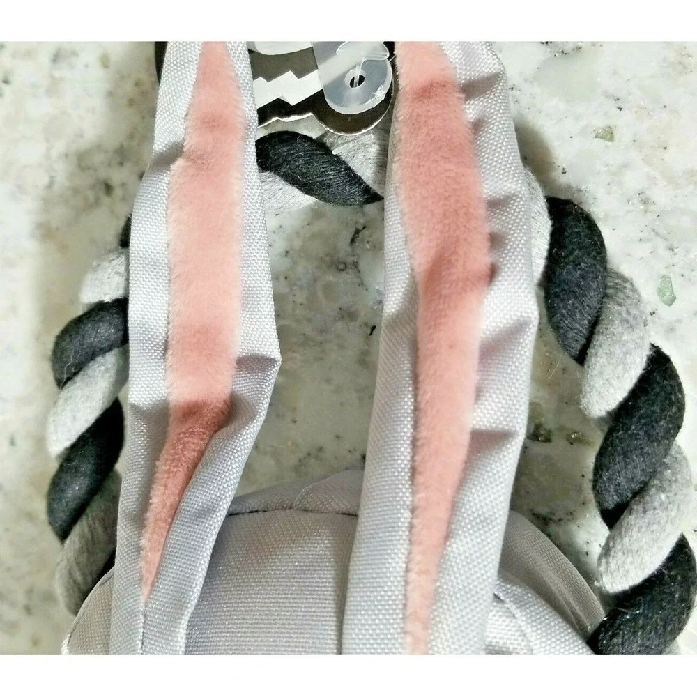 Looney Tunes Bugs Bunny Plush‎ Rope Dog Toy Grey WB Fetch for Pets NEW